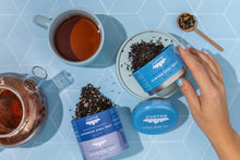Load image into Gallery viewer, Earl Grey Tea Trio Tin & Spoon -Organic, Fair-Trade Tea Gift
