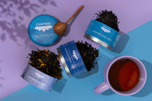 Load image into Gallery viewer, Earl Grey Tea Trio Tin & Spoon -Organic, Fair-Trade Tea Gift
