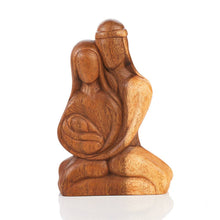 Load image into Gallery viewer, Acacia Carved Holy Family