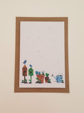 Load image into Gallery viewer, Garden Scene Growing Paper Greeting Card || All Occasion