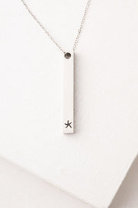 Justice: Act Justly, Love Mercy, Walk Humbly Silver Bar Necklace
