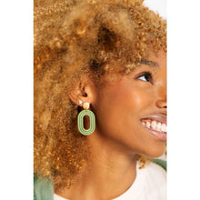 Load image into Gallery viewer, Oval Earrings