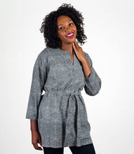 Load image into Gallery viewer, Kamini Belted Blouse - Dots S/M