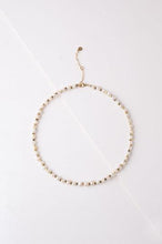 Load image into Gallery viewer, Delores Pearl & Hematite Beaded Necklace