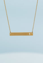 Load image into Gallery viewer, Layla Cross Bar Necklace