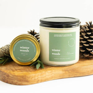 Winter Woods Candle | 12 oz Glass Jar