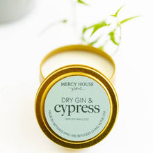 Load image into Gallery viewer, Dry Gin &amp; Cypress 3 oz Candle