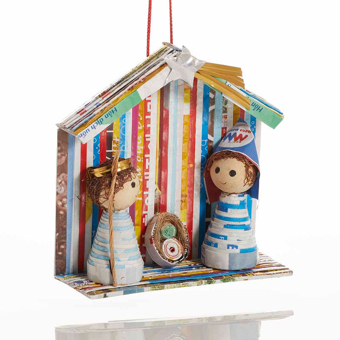 Quilled One-Piece Nativity Ornament