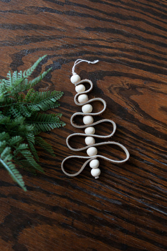 Leather Tree Ornament