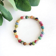 Load image into Gallery viewer, Adorned Kantha Bracelet