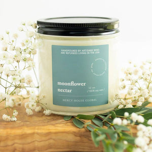 Moonflower Nectar Candle | 12 oz Glass Jar