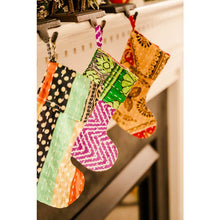 Load image into Gallery viewer, Mini Kantha Stocking