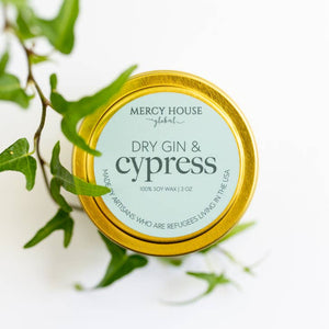 Dry Gin & Cypress 3 oz Candle