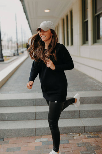 Black Zip Pullover