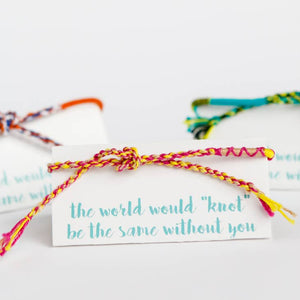 Friendship Bracelet + Card