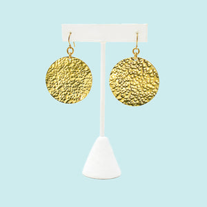 Sunrise Earrings - Brass