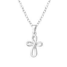 Load image into Gallery viewer, Sterling Silver Cross Necklace