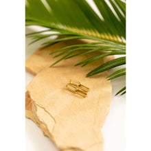 Load image into Gallery viewer, Brass Paperclip Earrings