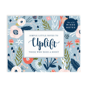 UPLIFT Boxed Note Cards Stationery Set of 8