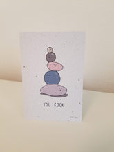 Load image into Gallery viewer, &quot;You Rock&quot; Growing Paper Greeting Card || Appreciation, Congratulations, Encouragement