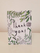 Load image into Gallery viewer, &quot;Thank You!&quot; with Plants &amp; Greenery Growing Paper Greeting Card || Appreciation