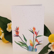 Load image into Gallery viewer, Birds of Paradise Growing Paper Greeting Card || All Occasion