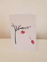 Load image into Gallery viewer, Red Birds Growing Paper Greeting Card || All Occasion