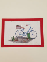 Load image into Gallery viewer, Fall Picnic with Bicycle Growing Paper Greeting Card || All Occasion