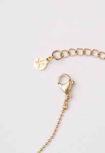 Hyacinth Gold Pendant Necklace