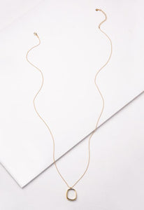 Hyacinth Gold Pendant Necklace