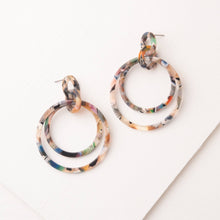 Load image into Gallery viewer, Margot Multicolored Resin Dangle Earrings