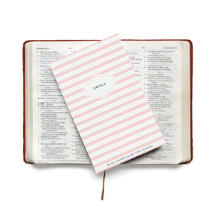 Dwell 30 Day Prayer Journal - Pink Stripe