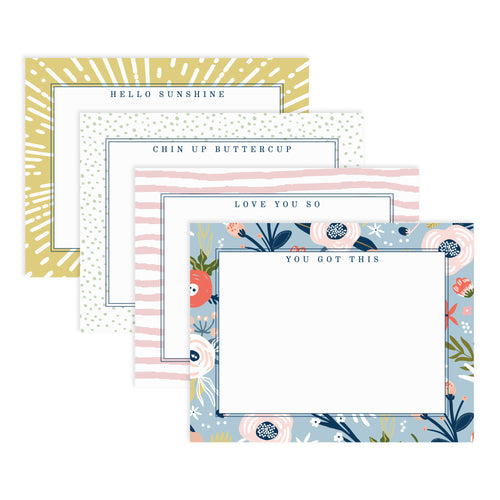 UPLIFT Boxed Note Cards Stationery Set of 8