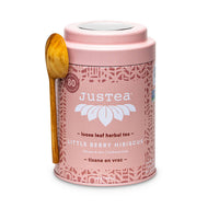Little Berry Hibiscus Tin with Spoon