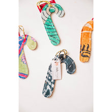 Load image into Gallery viewer, Kantha Candy Cane Ornaments