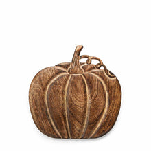 Load image into Gallery viewer, Mango Wood Pumpkin Trivet