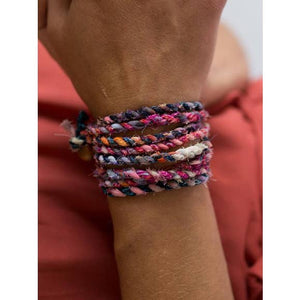 The Boho Twist - Multi-color Wrist & Hair Accessory