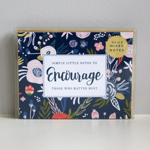 ENCOURAGE Boxed Note Cards Stationery Set of 8