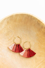 Load image into Gallery viewer, Pink Ombre Tassel Earrings