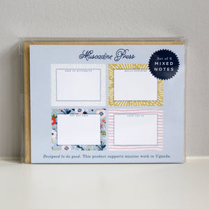 UPLIFT Boxed Note Cards Stationery Set of 8