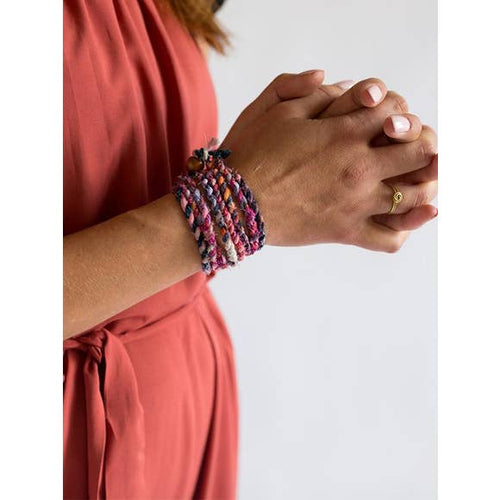 The Boho Twist - Multi-color Wrist & Hair Accessory