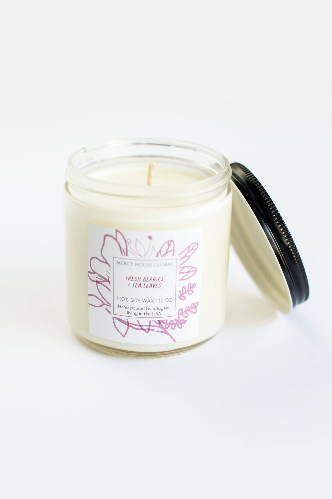 Fresh Berries + Tea Leaves Candle | 12 oz.