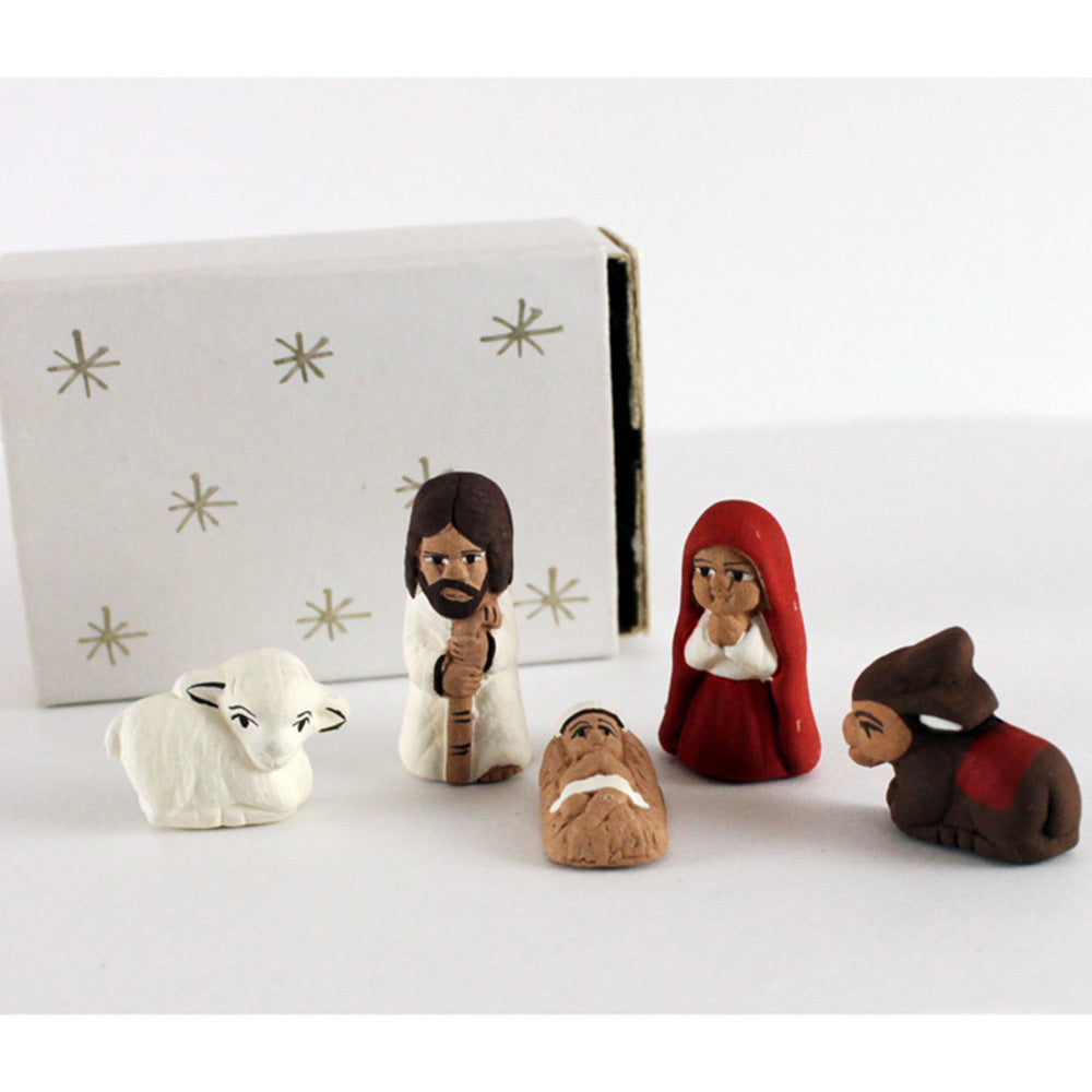 Tiny Matchbox Nativity