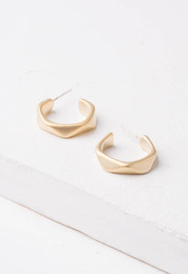 Cassidy Gold Hoop Earrings