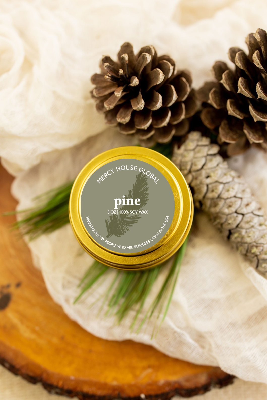 Pine Candle | 3 oz. Tin