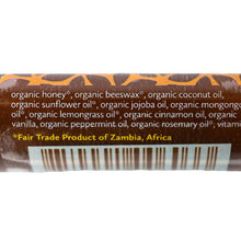 Load image into Gallery viewer, Honeybalm Organic Beeswax Lip Balm