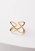 Load image into Gallery viewer, Infinity Gold Adjustable Ring