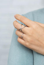 Load image into Gallery viewer, Infinity Silver Adjustable Ring