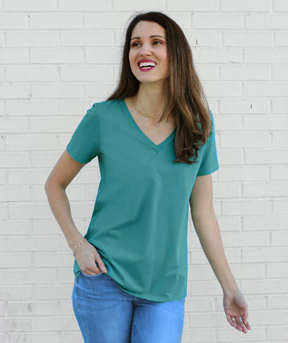 ABBEY tee in Green Melon