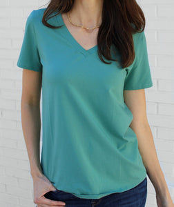 ABBEY tee in Green Melon